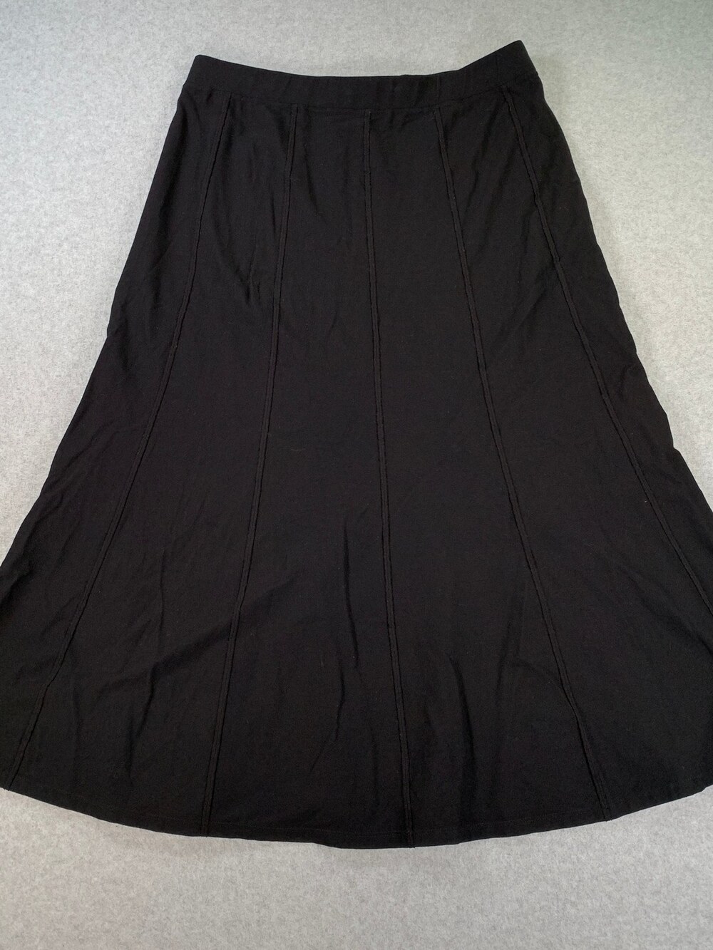 Eileen Fisher A-Line Maxi Skirt Black Women's Size Medium